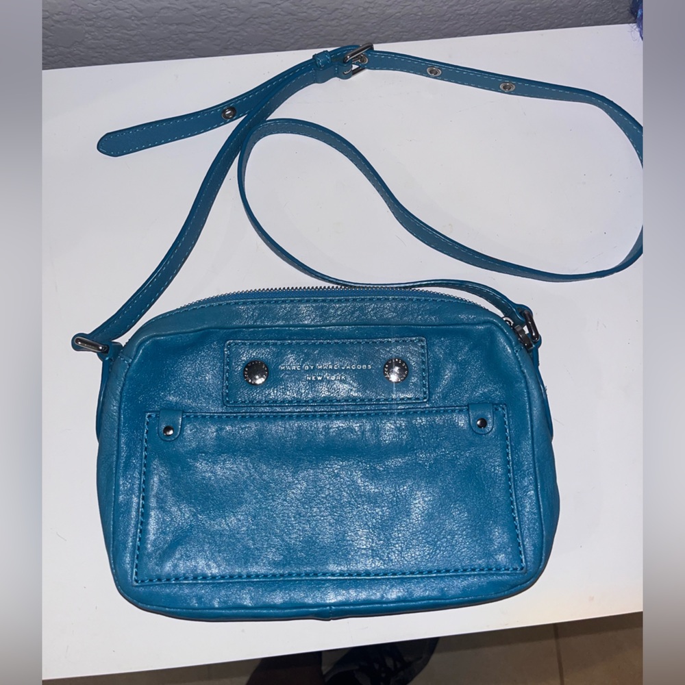 Marc by Marc Jacob’s - Leather Turquoise Crossbody - Picture 10 of 10